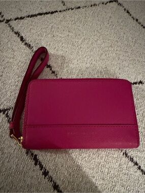 Marc Jacobs Magenta Wristlet Clutch
